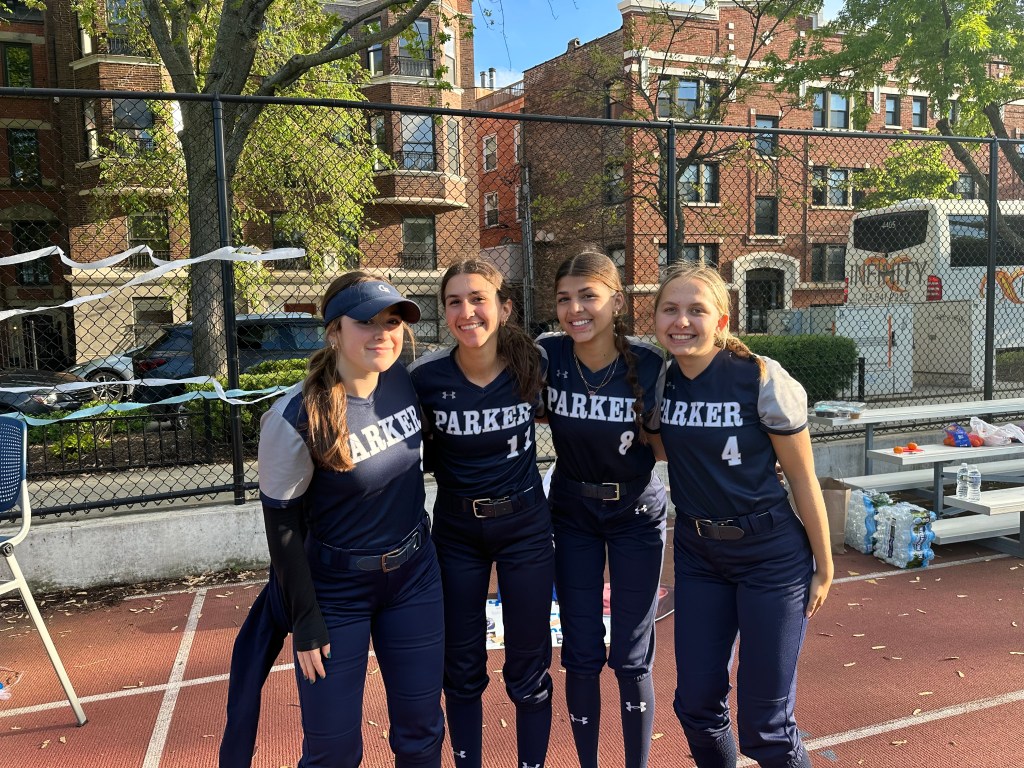 Francis W. Parker Girls Softball Celebrate Seniors in Home&nbsp;Win